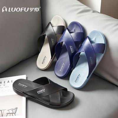 China High quality fashion trend Luofu 2021 EVA material slippers sun slip non slip home slippers for sale