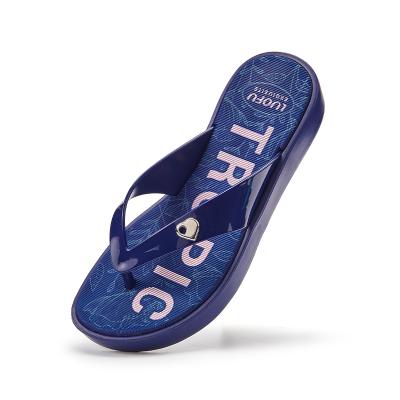 China Fashion Trend LUOFU Shoes Sublimation High Quality High Heel Women Casual EVA Slippers for sale