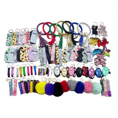 China hot sale of Anti-dust on amazon 12pcs/set fashion self-defense key chain tools for sale