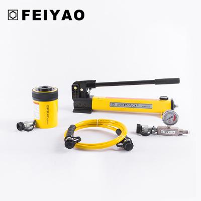 China 17.9-133.1 Hot Selling Hydraulic Hole Ram Jack Price RCH Cavity Plunger Cylinder Center Hydraulic for sale