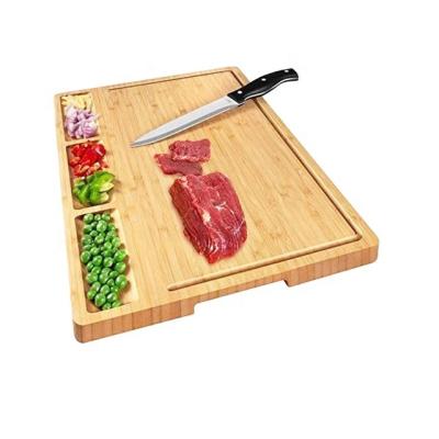 China Eco-friendly Bamboo Bread Chopping Board Kitchen Household Cutting Board With Handle Bamboo Cutting Board for sale