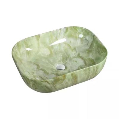 China Modern nicass countertop wash sink manufacturers the wash basins bathroom marble ceramic washbasin for sale