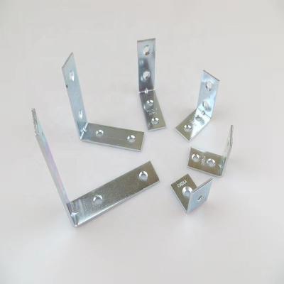 China Traditional Hardware Accessories Galvanized Metal Corner Code For Furniture for sale