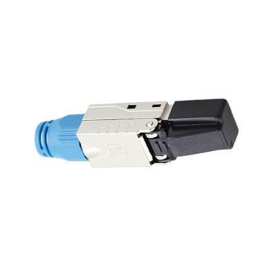 China New Product Network Cable Toolless RJ45 Cat8 Screw Protected Plug Modular Connector APMP-001 for sale