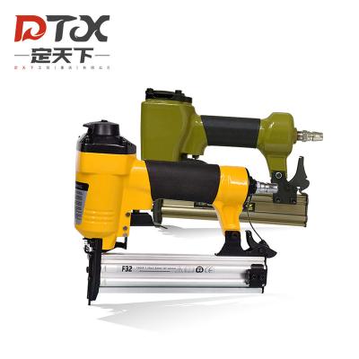 China Size F30 F32 Quality Framing Decorative Tool 18 Gauge Pneumatic Brad Nailer Gun Powerful Air Nail Gun For Wood 100pcs for sale