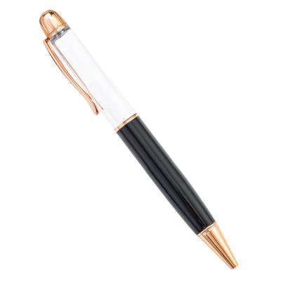 China Rose Gold Tone Empty Style Barrel Style Empty Barrel Tip Pen Smooth Writing Tools Metal Rose Gold Tone DIY Pens For School Home Office Student Supplies for sale