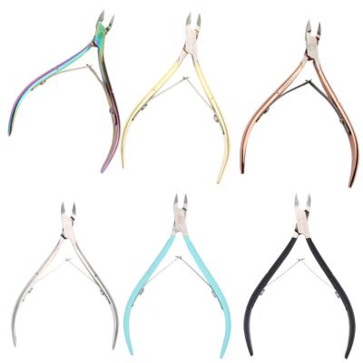 China Clipping Scissor Forceps Stainless Steel Cuticle Scissor Toenail Nippers or Toenail Clipping Nipper Dead Skin Remover Scissor Forceps Clipper Nippers Manicure Tool for sale