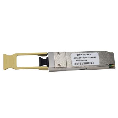 China Dell Network Compatible 40GBASE-SR4 QSFP+ 40G 850nm 150m MTP/MPO FTTX Low Price Optical Transceiver Module for sale