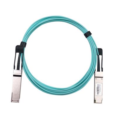 China FTTH 40G 40gbos QSFP+ Active Ethernet AOC Cable 40G QSFP+ InfiniBand Fiber Optic Cable to qsfp Aoc for sale