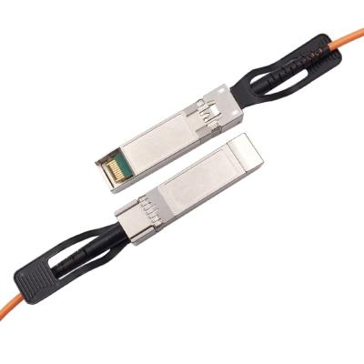 China Active FTTX 10G SFP+-SFP+ AOC Fiber Optic Cable 10m (33ft) Cisco SFP-10G-AOC10M Compatible 10G SFP+ for sale