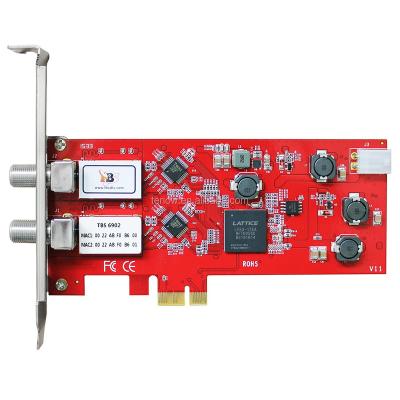 China Hot Sale TBS6902 DVB-S2 Dual Tuner PCIe Card For HD And SD Digital Satellite TV Receiving On PC TBS6902 for sale