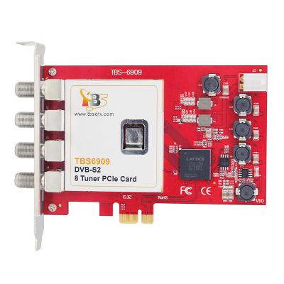 China Professional Industrial 8 Tuner DVB-S2 PCIe Card for IPTV Streaming and Broadcasting System. DVB-S2/S for sale