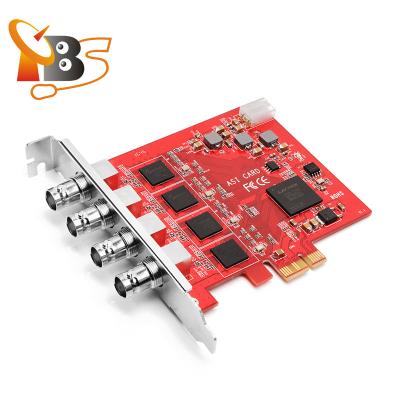 China IPTV Headend Systems TBS690A 4 Input DVB ASI ASI PCI PCIe Capture Card In IP Converter Multiplexer for sale