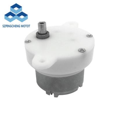 China Hot Sale 6V 12V 24V Totally Enclosed High Torque DC Geared Motor With Gearbox for sale