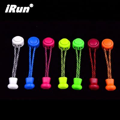 China Round Irun Kids No Tie LOCK LACE With Elastic Quick Locks Laces For Running, Sports And Disabled No Tie Laces for sale