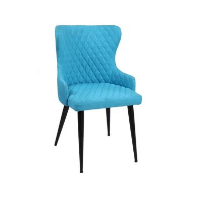 China Household Nordic Furniture Leisure Chair Style Blue Velvet Living Room Chair for sale