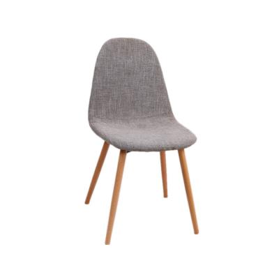 China Fabric/Velvet With Metal Legs Room Wholesale Nordic Furniture Velvet Free Sample Modern Design Simplicity Dining Chairs With Metal Legs Heat Transfer for sale