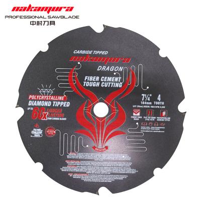 China Durable FIBER CEMENT Carbide Tipped PCD Fiber Cement Diamond Saw Blade For Cutting for sale