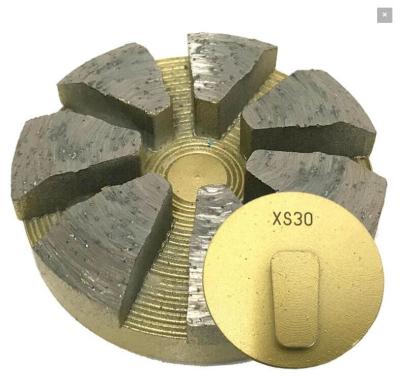 China Metal Bond Concrete Diamond Grinding Disc with Single Pin Lock For PrepMaster Grinder for sale