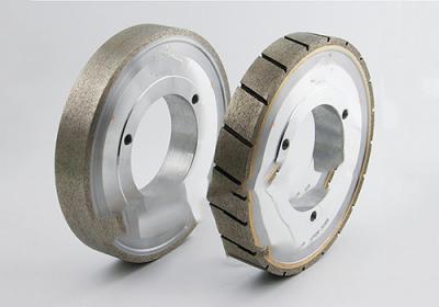 China 6 inch double-sided machine single-row round profiling diamond grinding wheel for sale