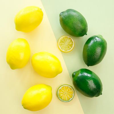 China China Shininglife Wholesale High Quality Artificial Lemons Foam Fruit for sale