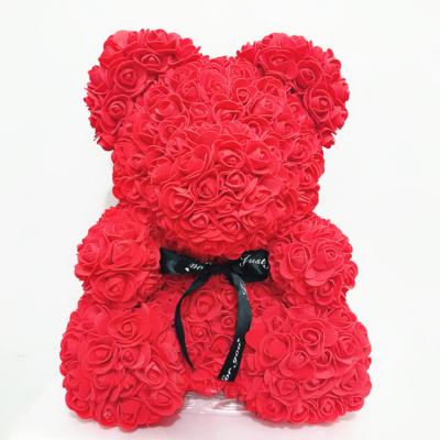 China 2020 Valentine wedding decoration gifts Shininglife brand valentine Rose bear for girlfriend gift for sale