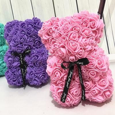 China Shininglife brand valentine's gift 25cm cute pink teddy bear 2019 Valentine wedding decoration gifts lovely for sale