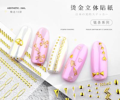 China Nail Art ShiningLife Brand Galaxy Nail Products Shape DIY 3d NailTip Stickers for sale