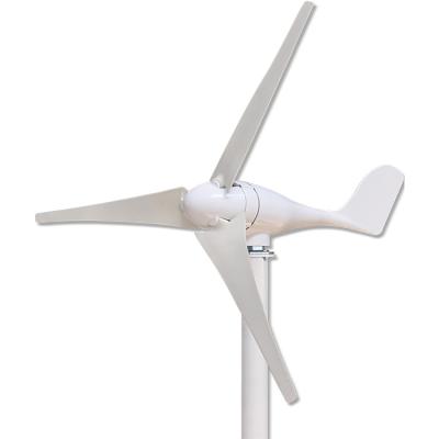 China Wind Power System New Arrival Reinforced Nylon Fiber Vertical Axis Wind Power Generator 100w Small Wind Turbine with 3 Blades for sale