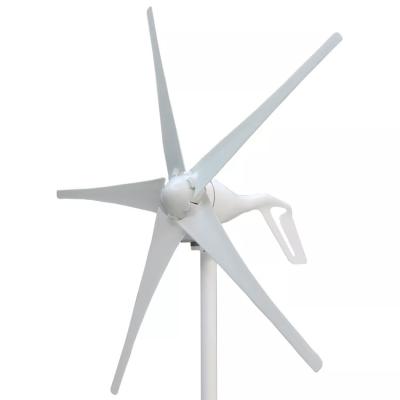 China Wind Power System High Efficient 200w 300w 400w Free Energy Horizontal Windmill 3/5/6 Blades Wind Turbine Generator 12v 24v with Free Controller for sale