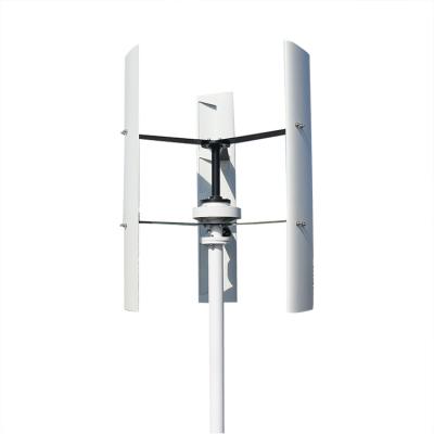 China Wind Power System Reinforced die-cast aluminum 100W 200W 300W 400 W Vertical Wind Turbine Permanent Magnet Generator Electromagnetic brakes for sale