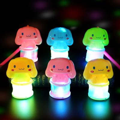 China Night Party Led Rainbow Circle Children's Educational Luminous Toys Changeable Toys for sale