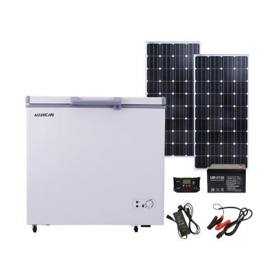 China Large 70mm 309L DC 12V/24V Outdoor Solar Freezer With Factory Price for sale