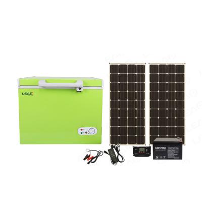 China HOP Solar Power 50L Freezer 12V 24V Small DC Freezer For Truck 625*525*543(mm) for sale