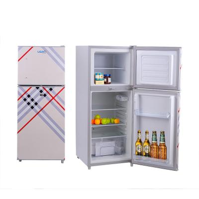 China 118L Refrigerator 12v/24v 454*470*1147(mm) DC Battery Operated Solar Refrigerator Solar Power DC Compressor for sale