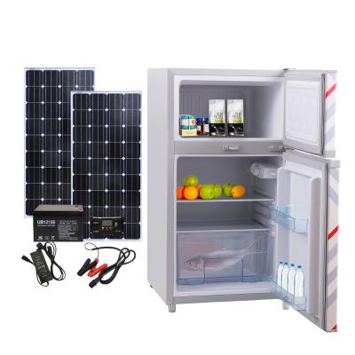 China Factory Price Solar Fridge Outdoor Portable Solar Refrigerator 50W 454*470*880 (mm) for sale