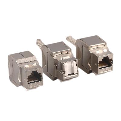 China High Quality Type 7 Jack Network Module Free Zinc Alloy Protected Network Communication Profession Module for sale