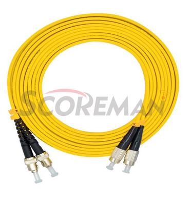 China Good Stability and High Reliability 3 Meter Patch Cord ST-ST Fiber Optic Fiber Optic Jumper for sale