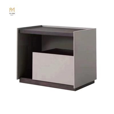 China Other Minimalism Style Wooden Nightstand Table Bedroom Furniture Bedside Table for sale