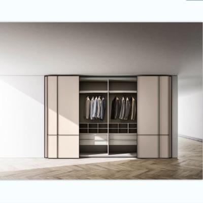 China (Size) Small Adjustable Single Door Wardrobe Cabinet Custom Sliding Wardrobe Closet Models Wardrobe Closet for sale