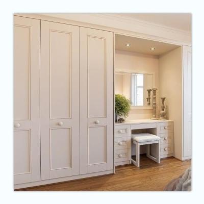 China (Size)YAMAN Matt Shaker 3 Doors Adjustable Wardrobe and Dressing Table Online for sale