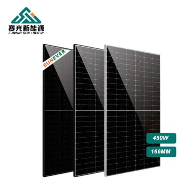 China 166mm paneles solares fotovoltaicos 440w 460w 450w con marco de 35mm en venta