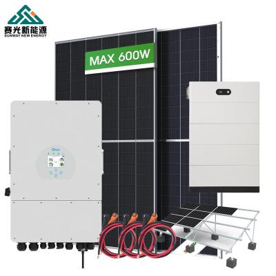 China Sistema de energía solar híbrida MPPT de 8 kW Certificado CE/RoHS/UN38.3/MSDS en venta