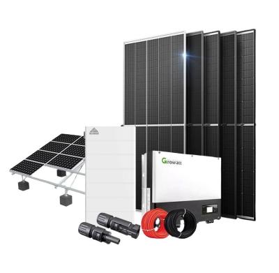 China Wohnhaus Hybrid-Solargenerator-System mit Deye Growatt zu verkaufen