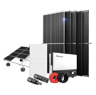 China Off-grid 8000w Hybride fotovoltaïsch systeem 5kw Hybride zonnestelsel Te koop