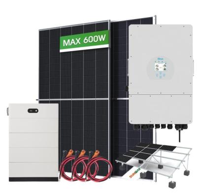 China 10kw 3 Phase 20kw Hybrid Solar System 220v/380v Output Voltage for sale