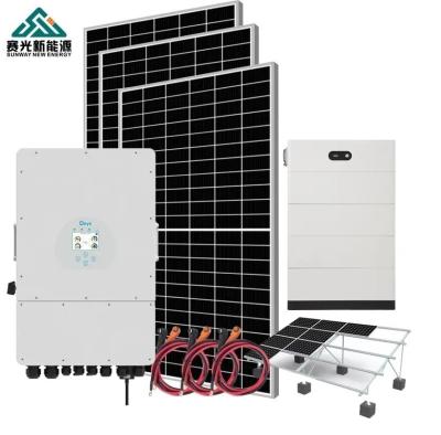 China 51Sistema de energía solar híbrida de 2 Vdc Pv de 410-700 vatios en modo de red en venta