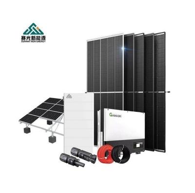 China 5kw 6kw 8kw 10kw Solarenergie Hybrid-Solarsystem für Wohnungen mit TUV-Zertifikat zu verkaufen