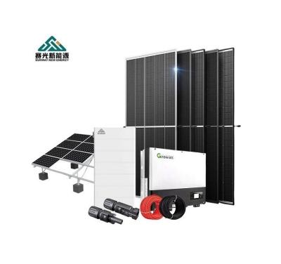 China 3kw de modo híbrido panel solar inversor todo en un solo sistema solar para las necesidades del cliente en venta