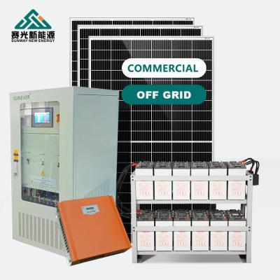 China Complete 3 Phase 10kw 20kw 30kw 48v Off Grid LiFePO4 Solar Panel Power System For Home for sale